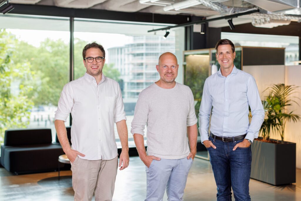Robert Frederik Witte (Director Corporate Development), Stephan Stricker (Founder & CEO), Marko Kusigerski (Country Head Switzerland)